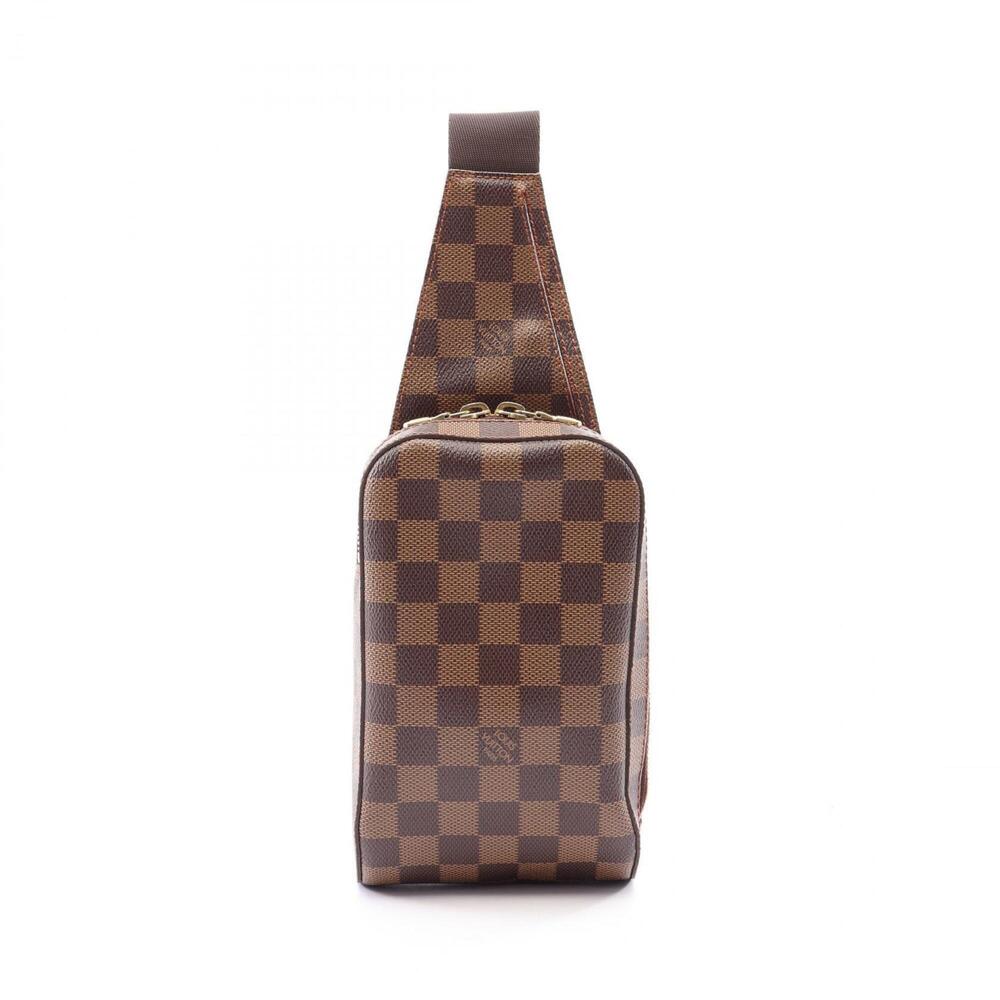 Louis Vuitton Geronimos Damier Ebene Waist Bag/Body Bag/Handbag, Coated Canva...